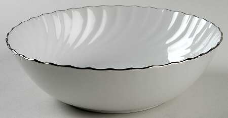 Swirl 8" Round Vegetable Bowl