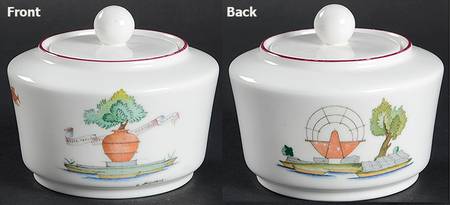 Acquarelli Sugar Bowl & Lid