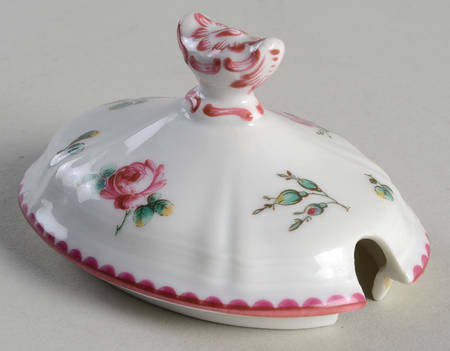 Amalfi Lid for Mustard with Attached Underplate