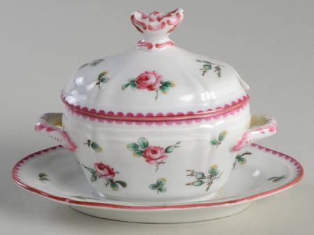 Amalfi Mustard with Lid & Attached Underplate