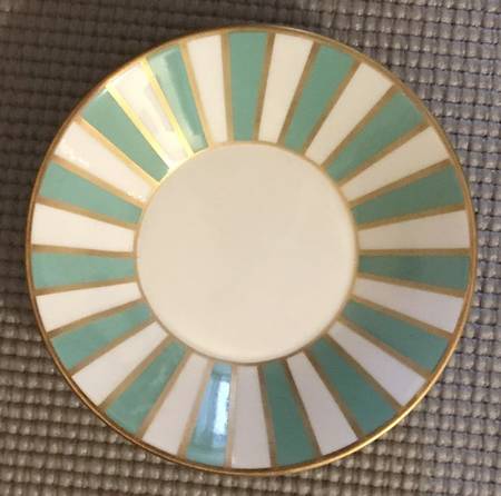 Amadeus Green Saucer for Demitasse Cup