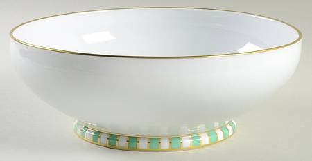 Amadeus Green 10" Large Salad Serving Bowl