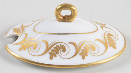 Aosta Lid for Oval Mustard W/Att Underplt