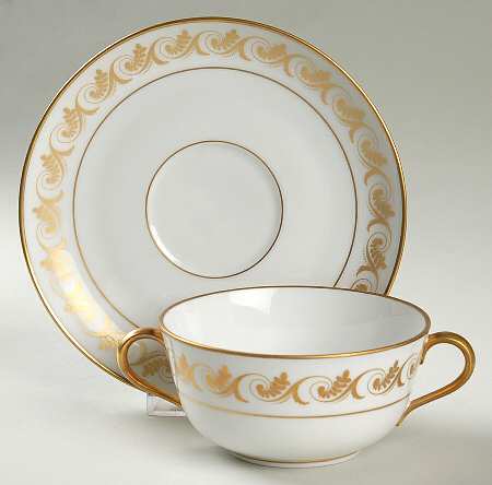 Aosta Flat Cream Soup Bowl & Saucer Set