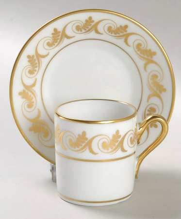 Aosta Flat Demitasse Cup & Saucer Set