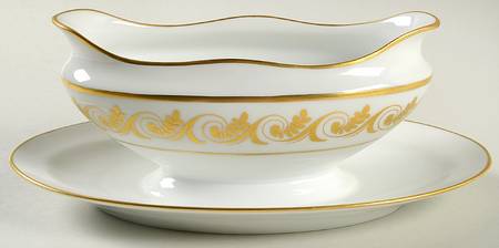 Aosta Gravy Boat with Attached Underplate