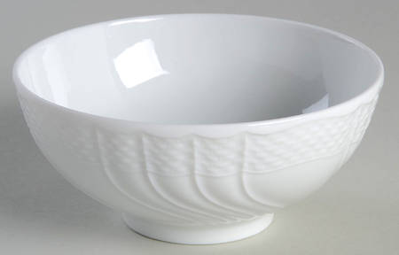 Bianco White (Vecchio Ginori Shape) Fruit/Dessert (Sauce) Bowl