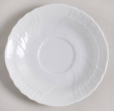 Bianco White (Vecchio Ginori Shape) Saucer for Flat Cup