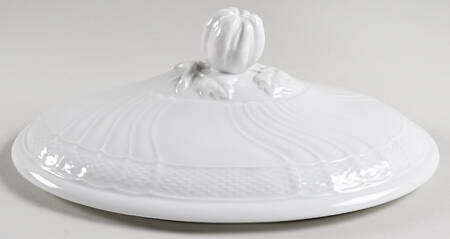Bianco White (Vecchio Ginori Shape) Lid for Oval Vegetable