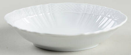 Bianco White (Vecchio Ginori Shape) 6" Oval Vegetable Bowl