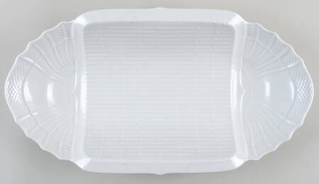 Bianco White (Vecchio Ginori Shape) 16" Asparagus Server/Tray
