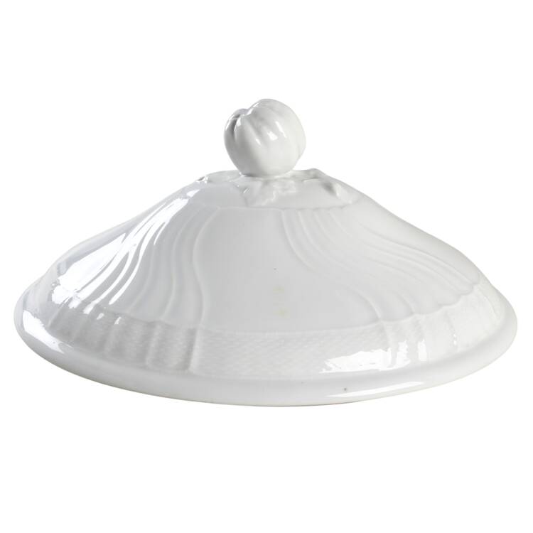 Bianco White (Vecchio Ginori Shape) Lid for Oval Tureen