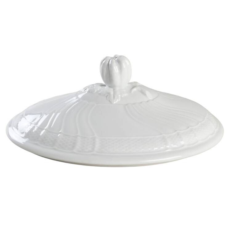 Bianco White (Vecchio Ginori Shape) Lid for Oval Tureen