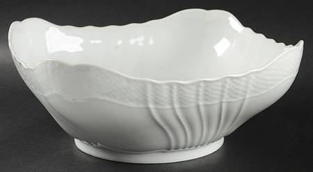 Bianco White (Vecchio Ginori Shape) 9" Square Vegetable Bowl