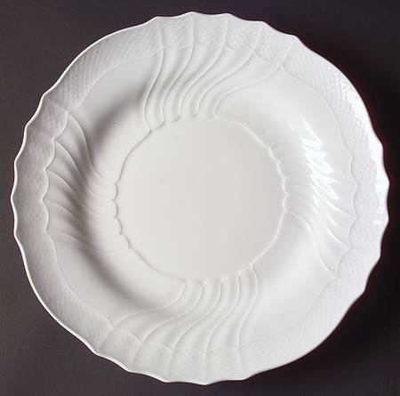 Bianco White (Vecchio Ginori Shape) 11" Chop Plate (Round Platter)