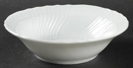 Bianco White (Vecchio Ginori Shape) Fruit/Dessert (Sauce) Bowl