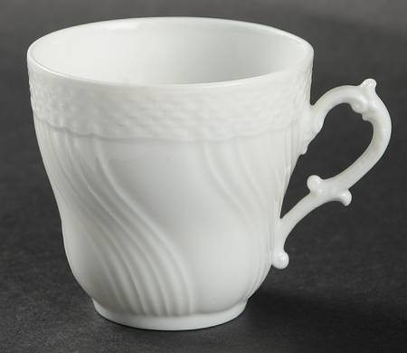 Bianco White (Vecchio Ginori Shape) Flat Demitasse Cup
