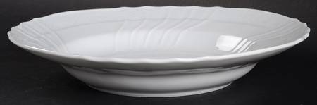 Bianco White (Vecchio Ginori Shape) Large Rim Soup Bowl