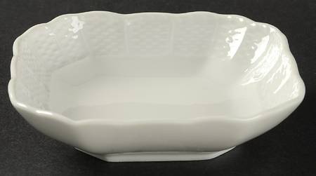 Bianco White (Vecchio Ginori Shape) Sweet Meat Dish 4"