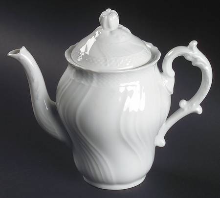 Bianco White (Vecchio Ginori Shape) Mini Coffee Pot & Lid
