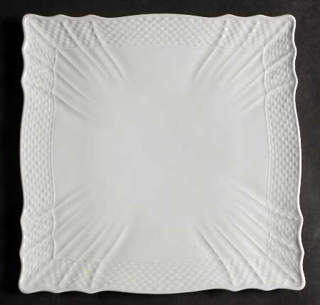 Bianco White (Vecchio Ginori Shape) Square Salad/Dessert Plate