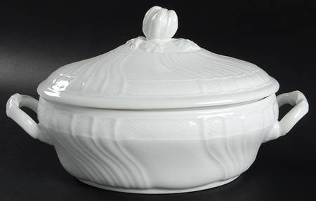 Bianco White (Vecchio Ginori Shape) Oval Tureen & Lid