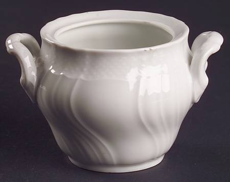 Bianco White (Vecchio Ginori Shape) Mini Sugar Bowl No Lid