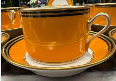 Caffe Greco Flat Cup & Saucer Set