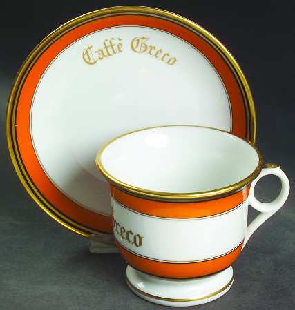 Caffe Greco Breakfast Cup & Saucer Set