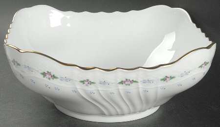 Capri (Scalloped Edge) 10" Square Vegetable Bowl