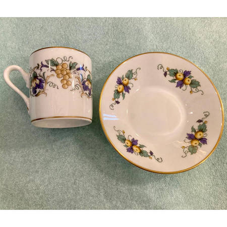 Capri (Smooth Edge) Flat Demitasse Cup & Saucer Set