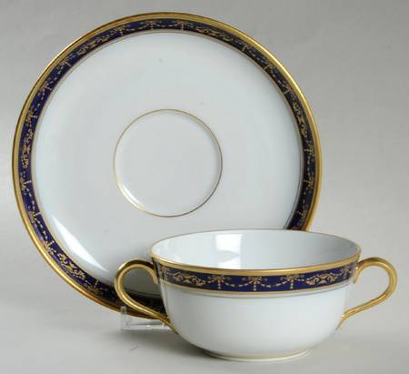 Castello Flat Cream Soup Bowl & Saucer Set