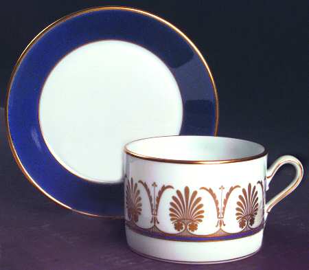 Cleopatra Flat Cup & Saucer Set