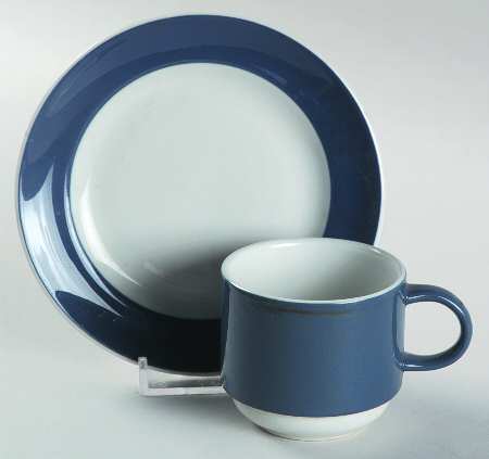 Colonna Flat Demitasse Cup & Saucer Set