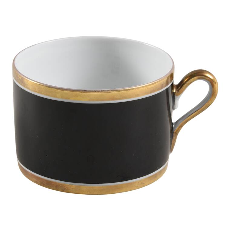 Contessa Black Flat Cup