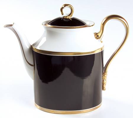 Contessa Black Coffee Pot & Lid