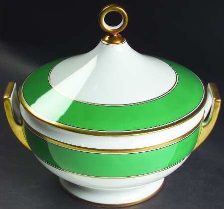 Contessa Green Tureen &  Lid