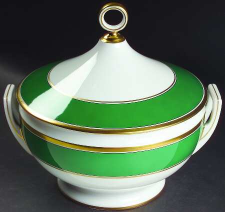 Contessa Green Tureen & Lid