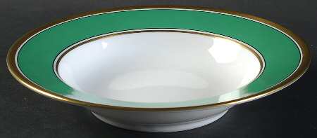 Contessa Green Rim Soup Bowl