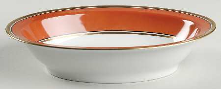 Contessa Rust Red 9" Oval Vegetable Bowl