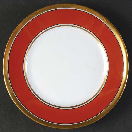 Contessa Rust Red Bread & Butter Plate