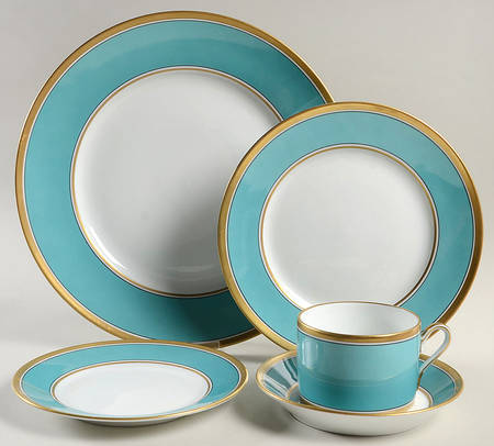 Contessa Turquoise 5 Piece Place Setting