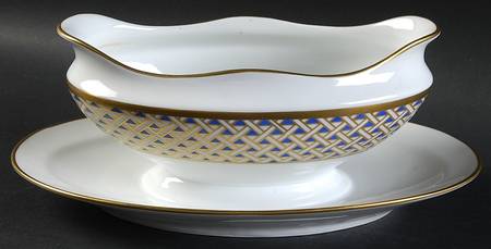 Diamante Diamanti Gravy Boat with Attached Underplate