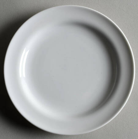 Eco White Bread & Butter Plate