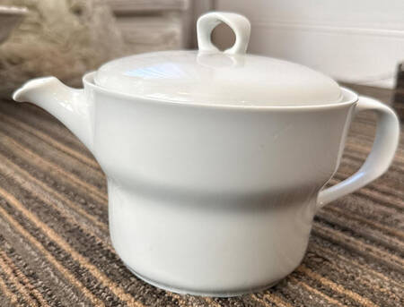 Eco White Teapot & Lid