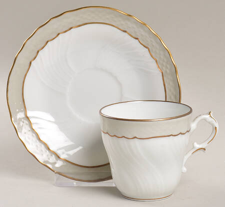 Eminence Flat Demitasse Cup & Saucer Set