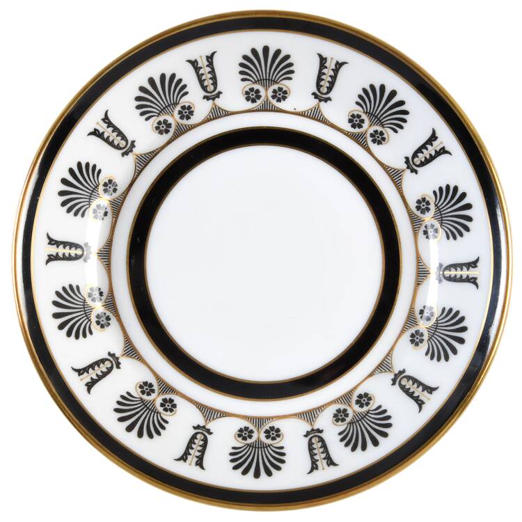 Ercolano Black Saucer