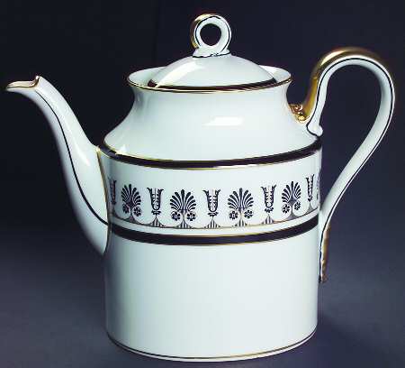 Ercolano Black Coffee Pot & Lid
