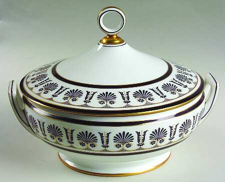 Ercolano Black Round Covered Vegetable