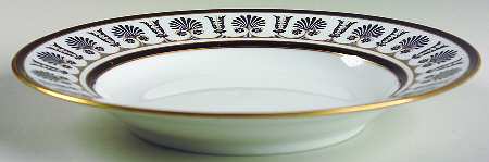 Ercolano Black Rim Soup Bowl